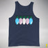 Transgender Pride Flag Christmas Lights Premium Tank Top - Navy
